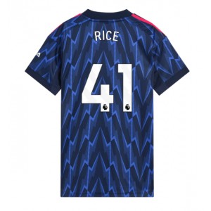 Fotbalové Dres Arsenal Declan Rice #41 Dámské Venkovní Oblečení 2025-26 Krátký Rukáv